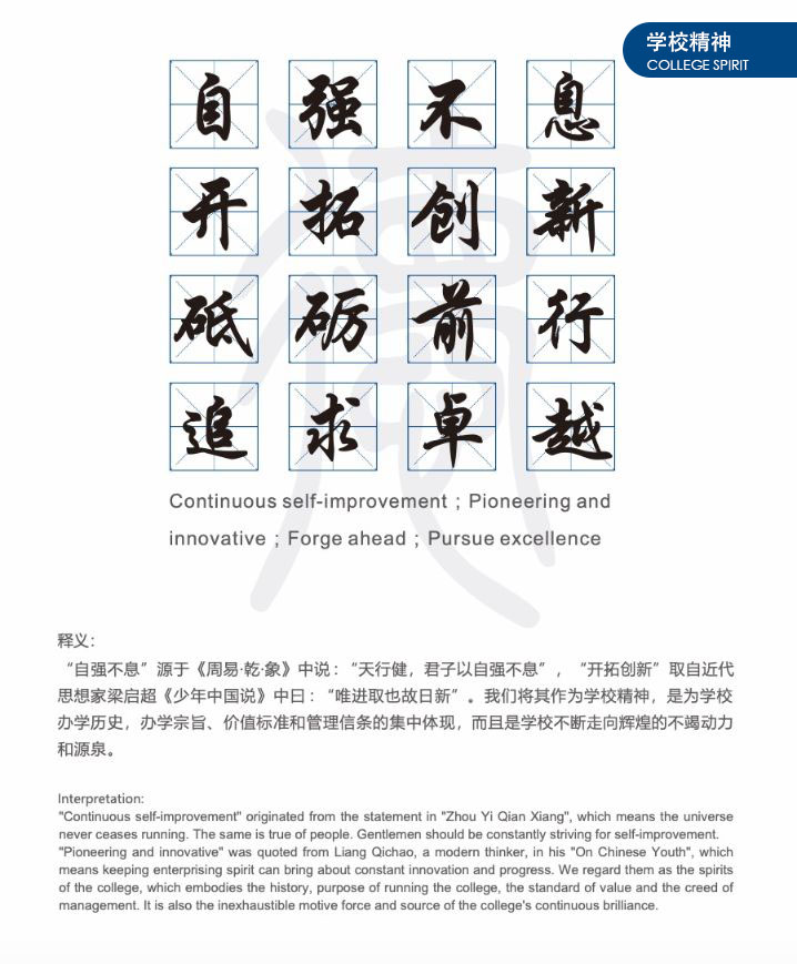 上海电子信息职业技术学院、校训、教风、学风